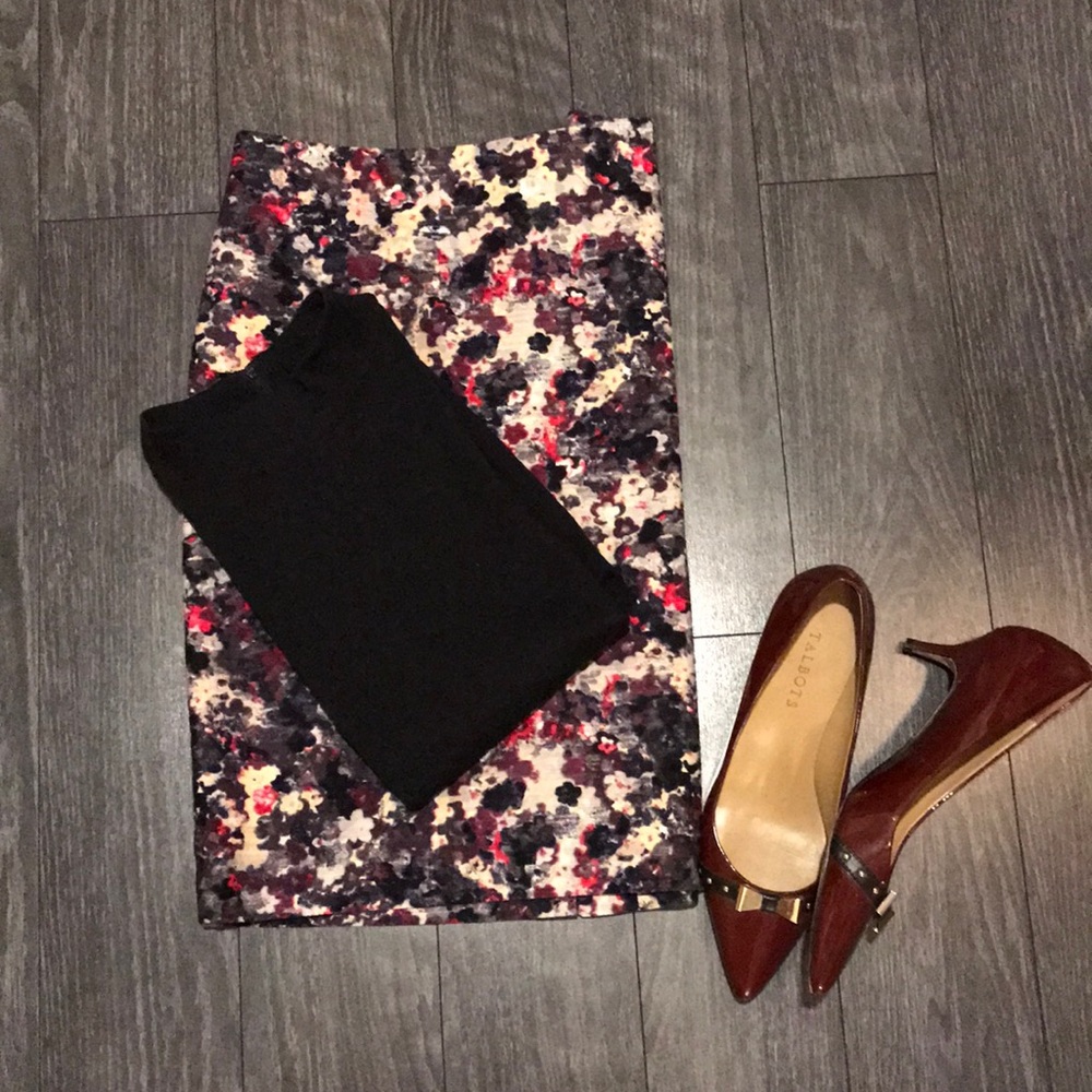 Floral Pencil Skirt